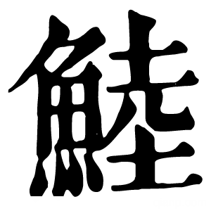 康熙字典 鯥