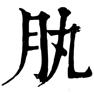 康熙字典 肒