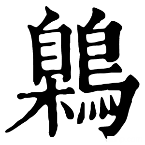 康熙字典 鷍